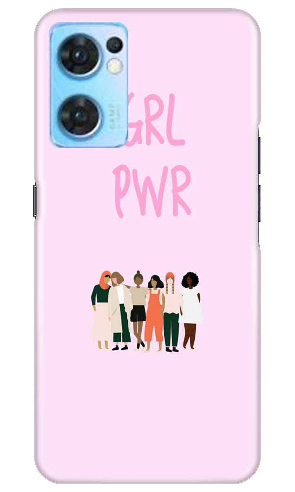 Girl Power Case for Oppo Reno7 5G (Design No. 236)