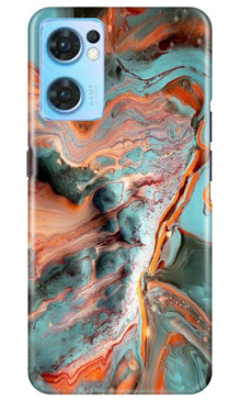Marble Texture Mobile Back Case for Oppo Reno7 5G (Design - 271)