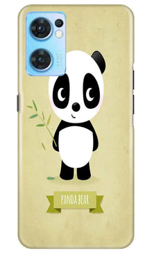 Panda Bear Mobile Back Case for Oppo Reno7 5G (Design - 279)