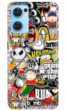 Designer Mobile Back Case for Oppo Reno7 5G (Design - 282)