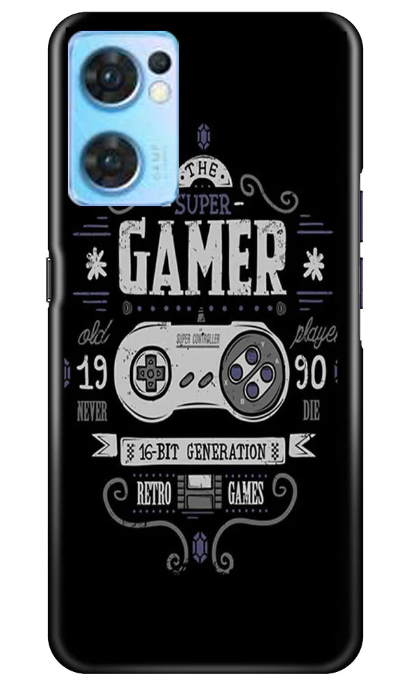 Gamer Mobile Back Case for Oppo Reno7 5G (Design - 292)