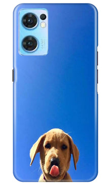 Dog Mobile Back Case for Oppo Reno7 5G (Design - 294)
