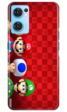 Mario Mobile Back Case for Oppo Reno7 5G (Design - 299)