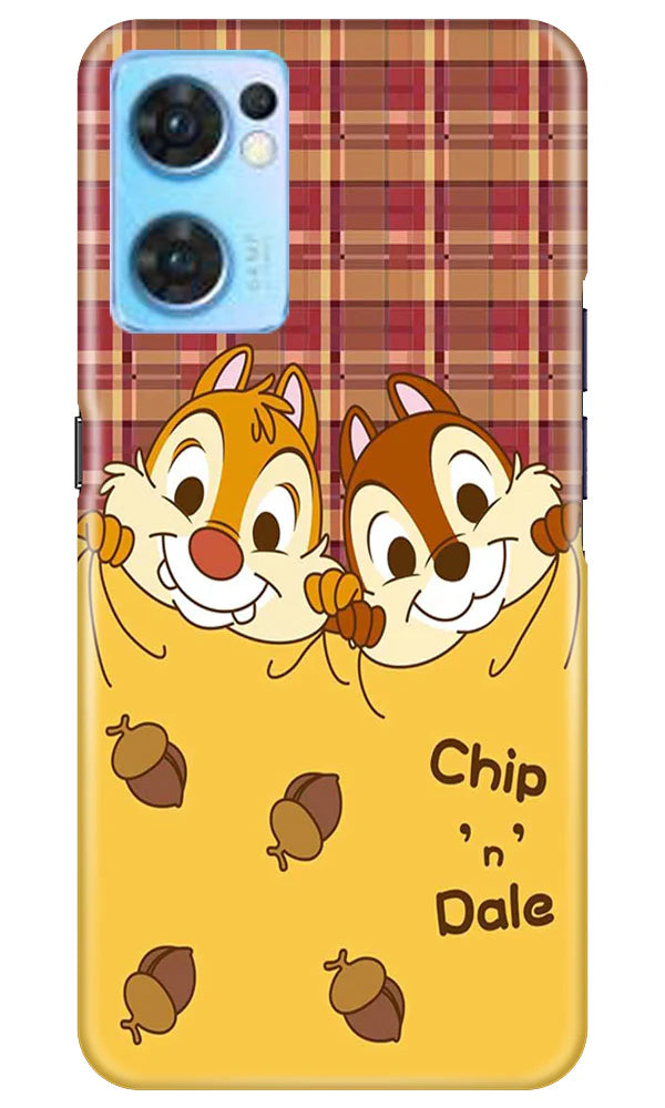 Chip n Dale Mobile Back Case for Oppo Reno7 5G (Design - 302)