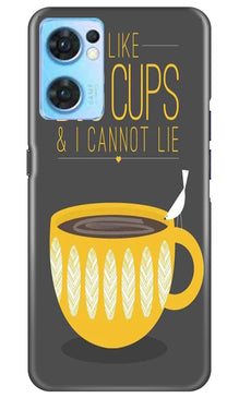 Big Cups Coffee Mobile Back Case for Oppo Reno7 5G (Design - 312)