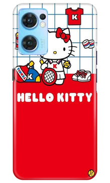 Hello Kitty Mobile Back Case for Oppo Reno7 5G (Design - 322)
