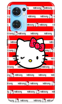 Hello Kitty Mobile Back Case for Oppo Reno7 5G (Design - 323)
