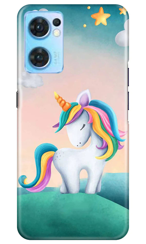 Unicorn Mobile Back Case for Oppo Reno7 5G (Design - 325)