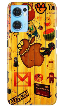 Wooden Texture Mobile Back Case for Oppo Reno7 5G (Design - 326)