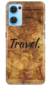 Travel Mobile Back Case for Oppo Reno7 5G (Design - 334)