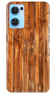 Wooden Texture Mobile Back Case for Oppo Reno7 5G (Design - 335)