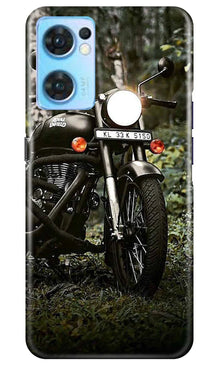 Royal Enfield Mobile Back Case for Oppo Reno7 5G (Design - 343)