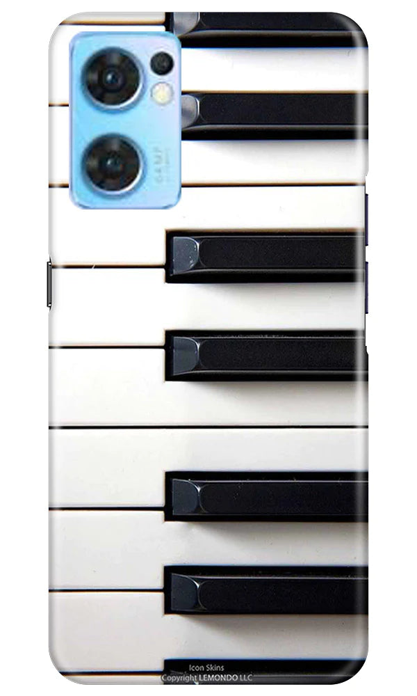 Piano Mobile Back Case for Oppo Reno7 5G (Design - 345)