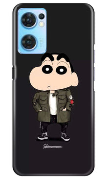 Shin Chan Mobile Back Case for Oppo Reno7 5G (Design - 349)