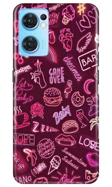 Party Theme Mobile Back Case for Oppo Reno7 5G (Design - 350)