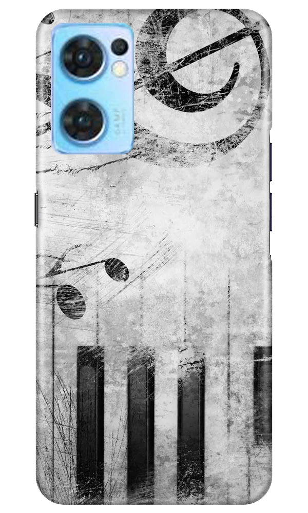 Music Mobile Back Case for Oppo Reno7 5G (Design - 352)