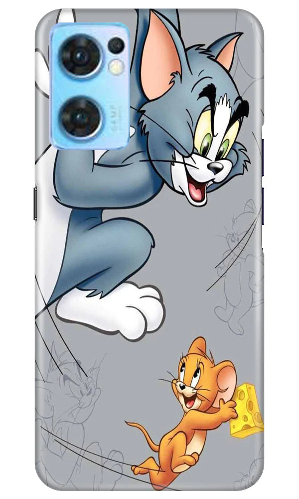 Tom n Jerry Mobile Back Case for Oppo Reno7 5G (Design - 356)