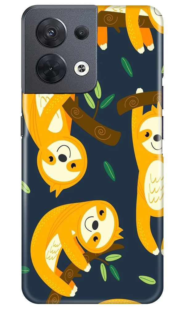 Racoon Pattern Case for Oppo Reno 8 5G