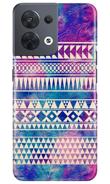 Modern Art Mobile Back Case for Oppo Reno 8 5G (Design - 8)