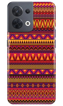 Zigzag line pattern2 Mobile Back Case for Oppo Reno 8 5G (Design - 10)