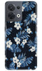 White flowers Blue Background2 Case for Oppo Reno 8 5G