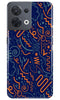 Line Art Baground Case for Oppo Reno 8 5G