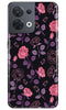 Rose Black Background Case for Oppo Reno 8 5G