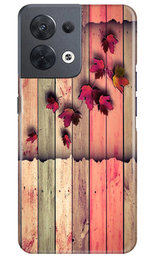 Wooden look2 Mobile Back Case for Oppo Reno 8 5G (Design - 56)