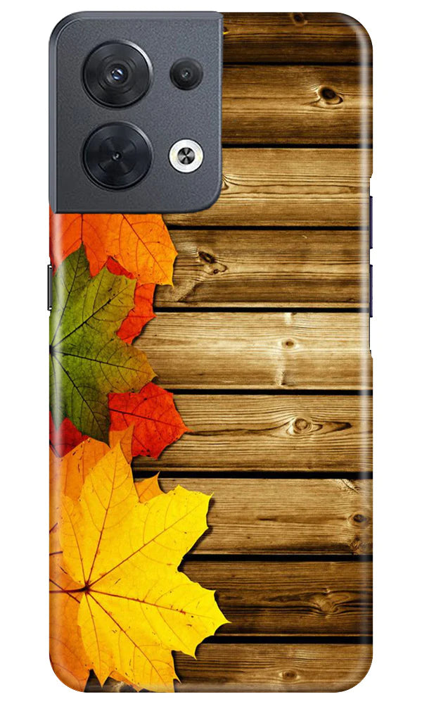 Wooden look3 Case for Oppo Reno 8 5G