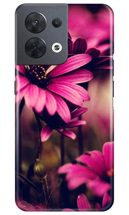 Purple Daisy Case for Oppo Reno 8 5G