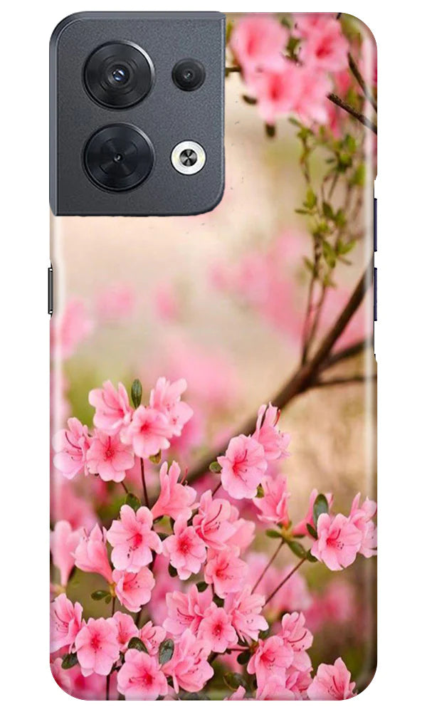 Pink flowers Case for Oppo Reno 8 5G