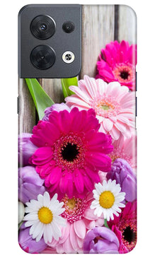 Coloful Daisy2 Mobile Back Case for Oppo Reno 8 5G (Design - 76)