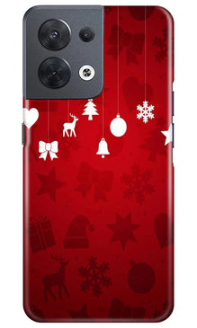 Christmas Mobile Back Case for Oppo Reno 8 5G (Design - 78)