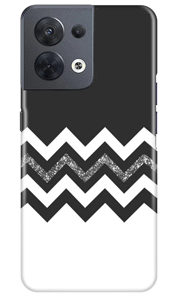 Black white Pattern2Case for Oppo Reno 8 5G