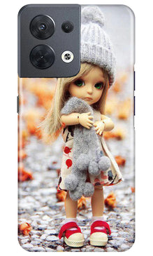 Cute Doll Mobile Back Case for Oppo Reno 8 5G (Design - 93)
