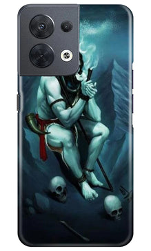 Lord Shiva Mahakal2 Mobile Back Case for Oppo Reno 8 5G (Design - 98)