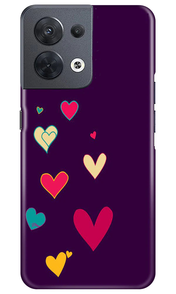 Purple Background Case for Oppo Reno 8 5G(Design - 107)