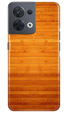 Wooden Look Mobile Back Case for Oppo Reno 8 5G  (Design - 111)