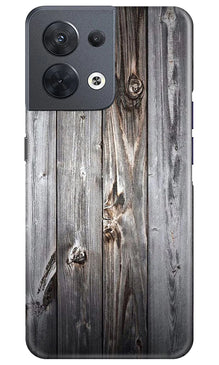Wooden Look Mobile Back Case for Oppo Reno 8 5G  (Design - 114)