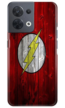 Flash Superhero Mobile Back Case for Oppo Reno 8 5G  (Design - 116)