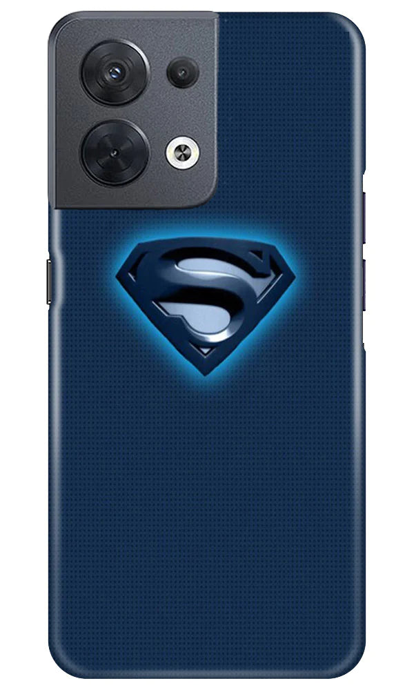 Superman Superhero Case for Oppo Reno 8 5G(Design - 117)