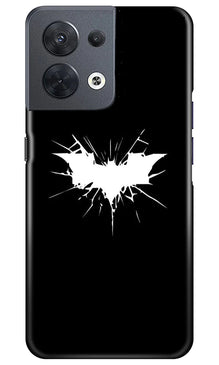 Batman Superhero Mobile Back Case for Oppo Reno 8 5G  (Design - 119)