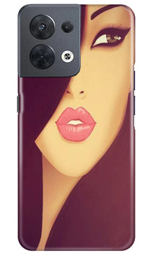 Girlish Mobile Back Case for Oppo Reno 8 5G  (Design - 130)