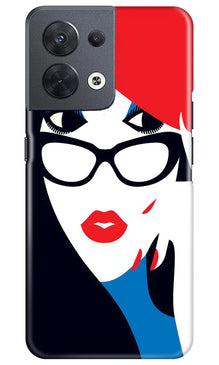 Girlish Mobile Back Case for Oppo Reno 8 5G  (Design - 131)