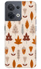 Leaf Pattern Art Case for Oppo Reno 8 5G  (Design - 132)