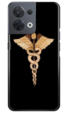 Doctor Logo Mobile Back Case for Oppo Reno 8 5G  (Design - 134)