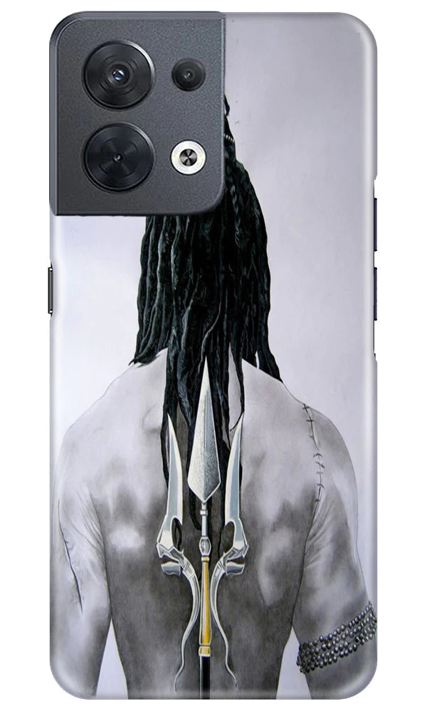 Lord Shiva Case for Oppo Reno 8 5G  (Design - 135)