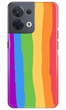 Multi Color Baground Mobile Back Case for Oppo Reno 8 5G  (Design - 139)