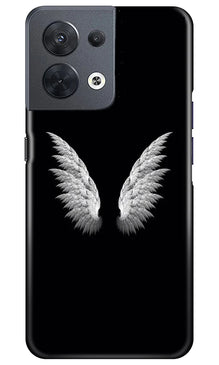 Angel Mobile Back Case for Oppo Reno 8 5G  (Design - 142)