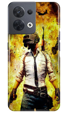 Pubg Mobile Back Case for Oppo Reno 8 5G  (Design - 149)